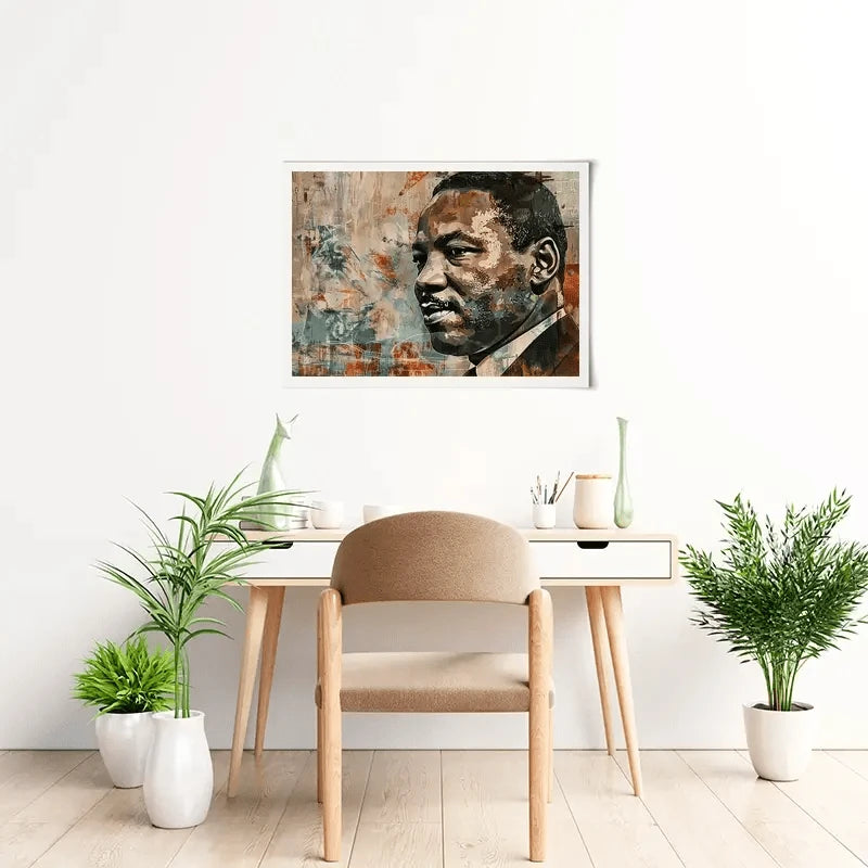 Martin Luther King Art Print Martin Luther King Art Print wall art product Franklyn Gregory - Independent