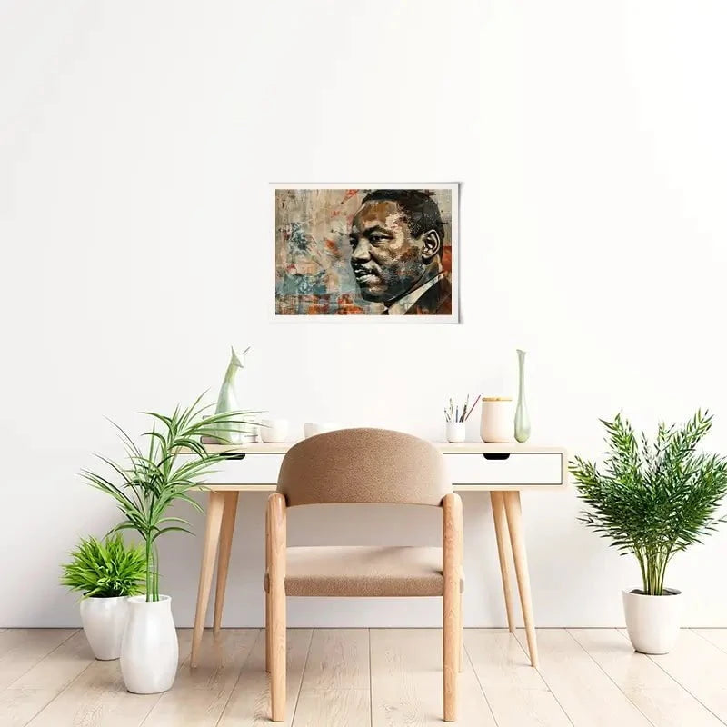 Martin Luther King Art Print Martin Luther King Art Print wall art product Franklyn Gregory - Independent