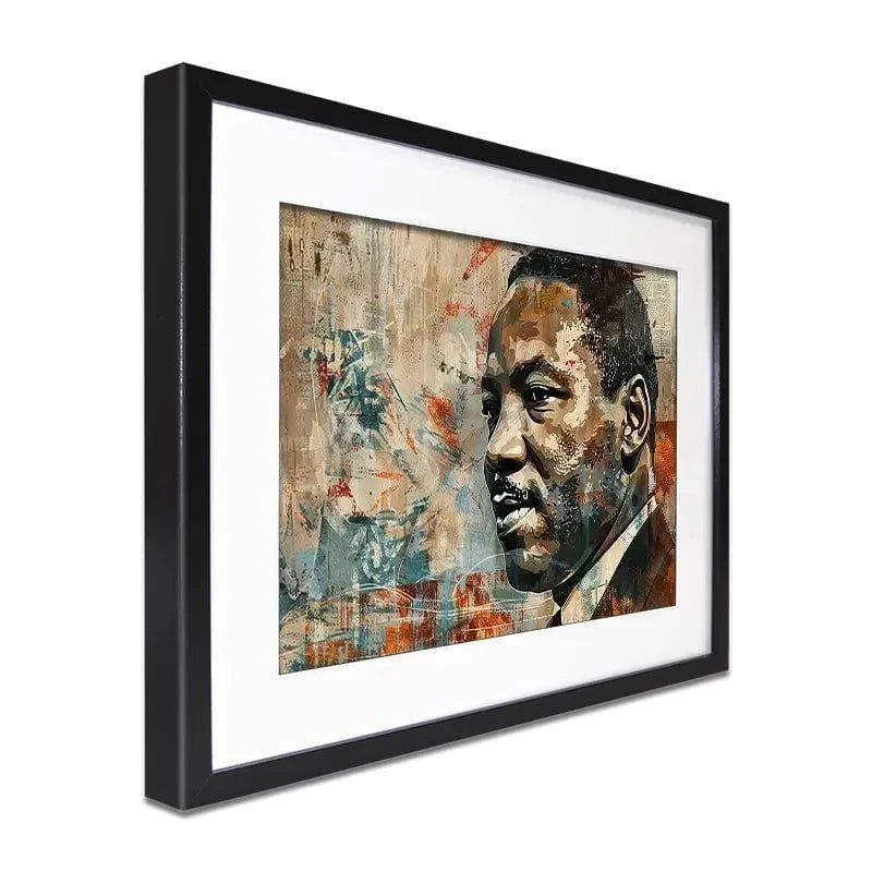 Martin Luther King Framed Art Print Martin Luther King Framed Art Print wall art product Franklyn Gregory - Independent