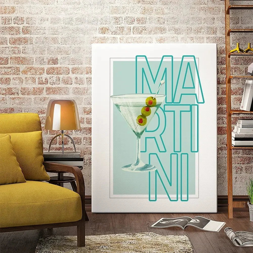 Martini Canvas Print Martini Canvas Print wall art product Art Print Shop