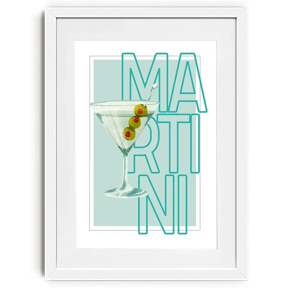 Martini Framed Art Print Martini Framed Art Print wall art product Art Print Shop