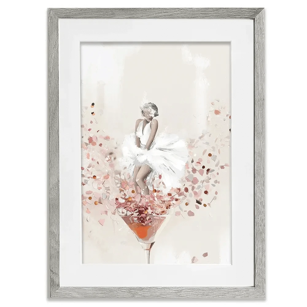 Martini Marilyn Framed Art Print Martini Marilyn Framed Art Print wall art product Isabella Karolewicz
