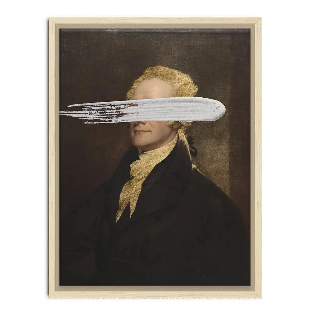 Masked Hamilton Canvas Print Masked Hamilton Canvas Print wall art product Jennifer Goldberger
