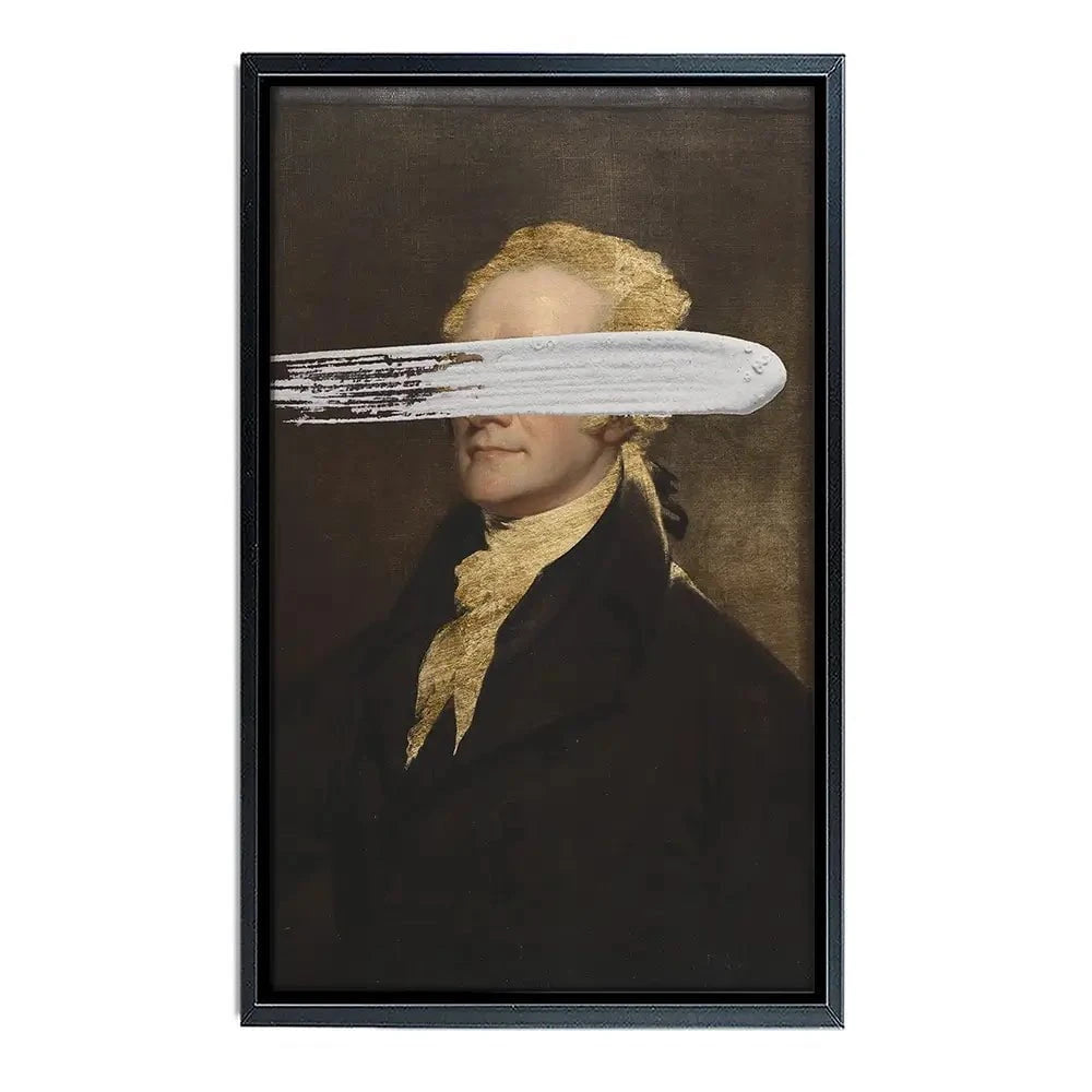Masked Hamilton Canvas Print Masked Hamilton Canvas Print wall art product Jennifer Goldberger
