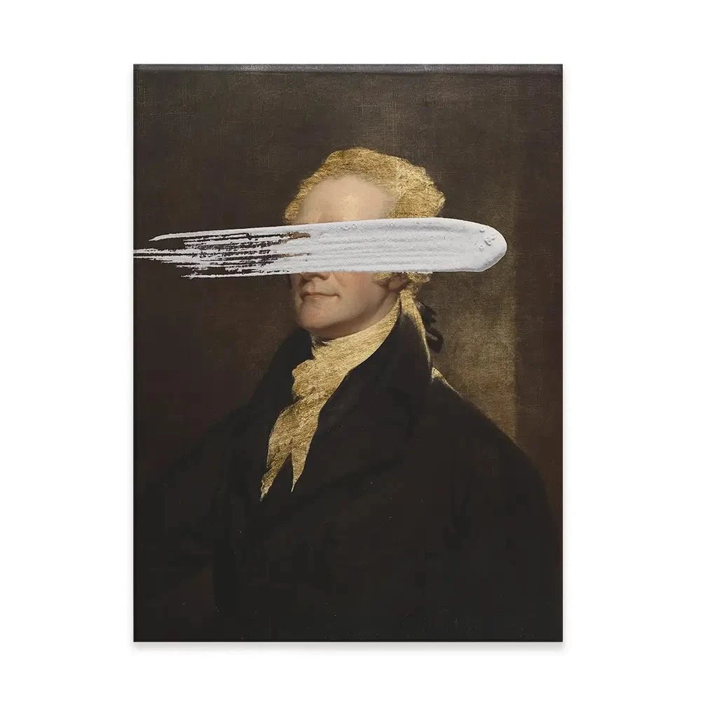 Masked Hamilton Canvas Print Masked Hamilton Canvas Print wall art product Jennifer Goldberger