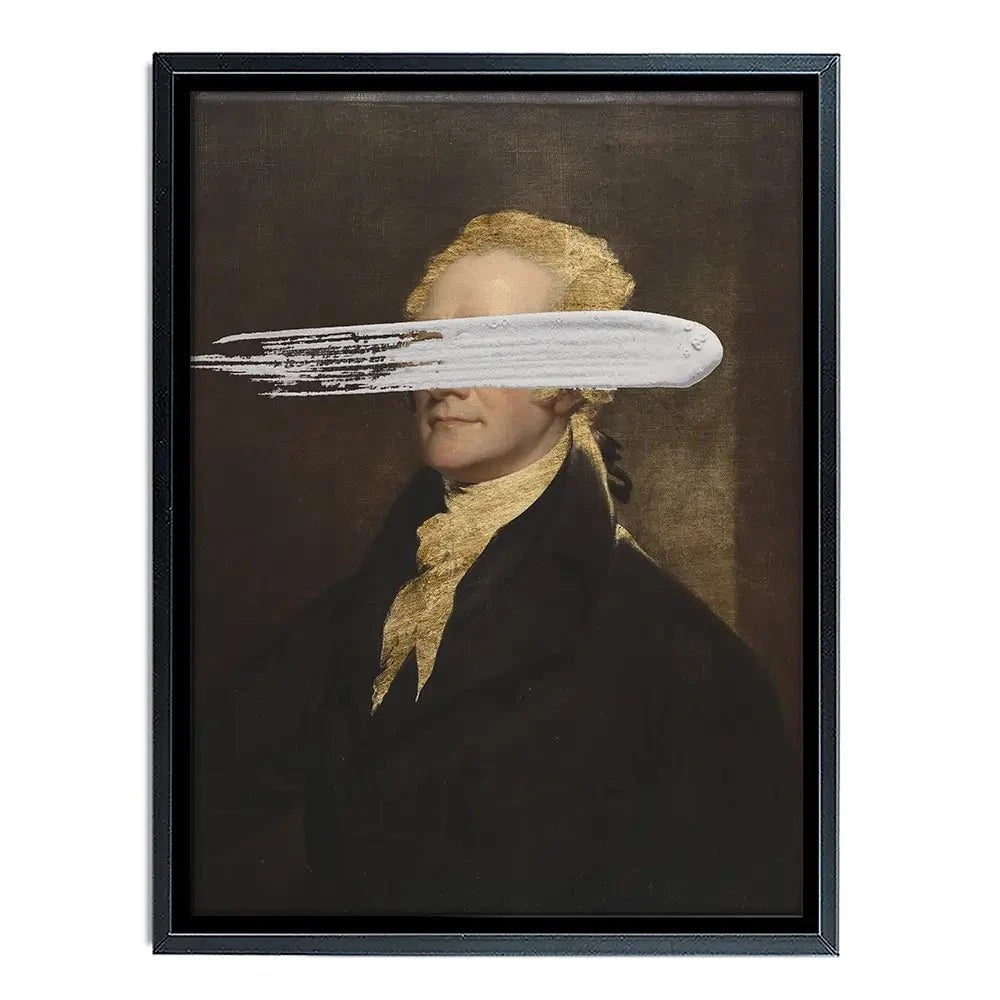 Masked Hamilton Canvas Print Masked Hamilton Canvas Print wall art product Jennifer Goldberger