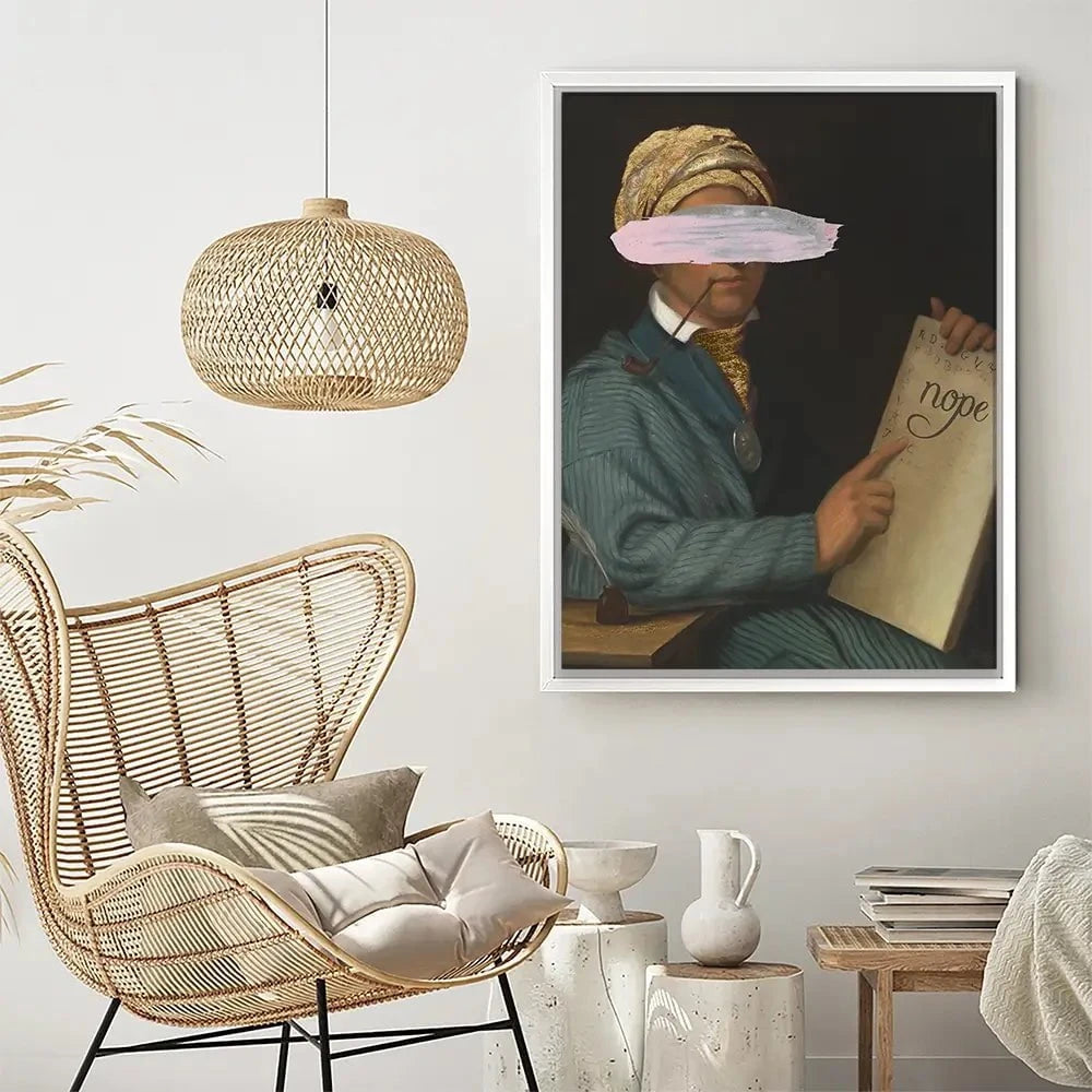 Masked Sequoyah Canvas Print Masked Sequoyah Canvas Print wall art product Jennifer Goldberger
