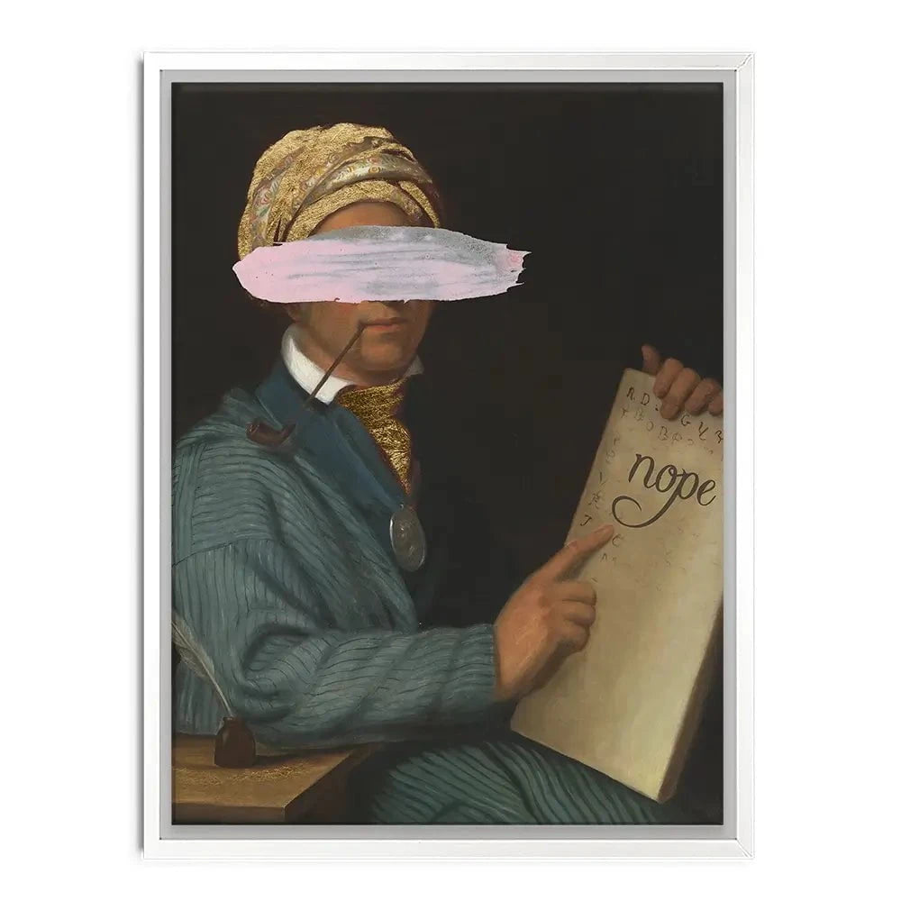 Masked Sequoyah Canvas Print Masked Sequoyah Canvas Print wall art product Jennifer Goldberger