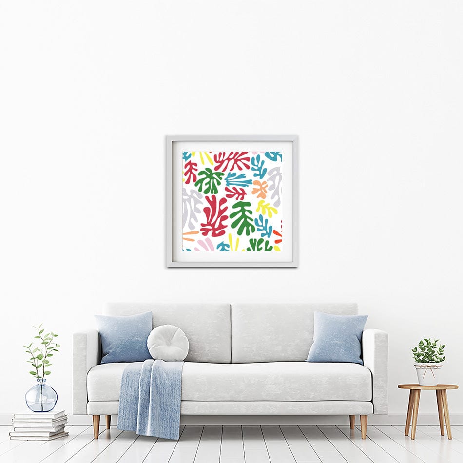 Matisse Patterns Square Framed Art Print wall art product bluelela / Shutterstock