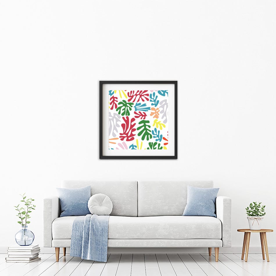 Matisse Patterns Square Framed Art Print wall art product bluelela / Shutterstock