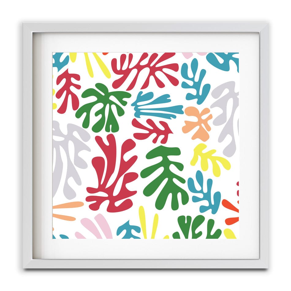 Matisse Patterns Square Framed Art Print wall art product bluelela / Shutterstock