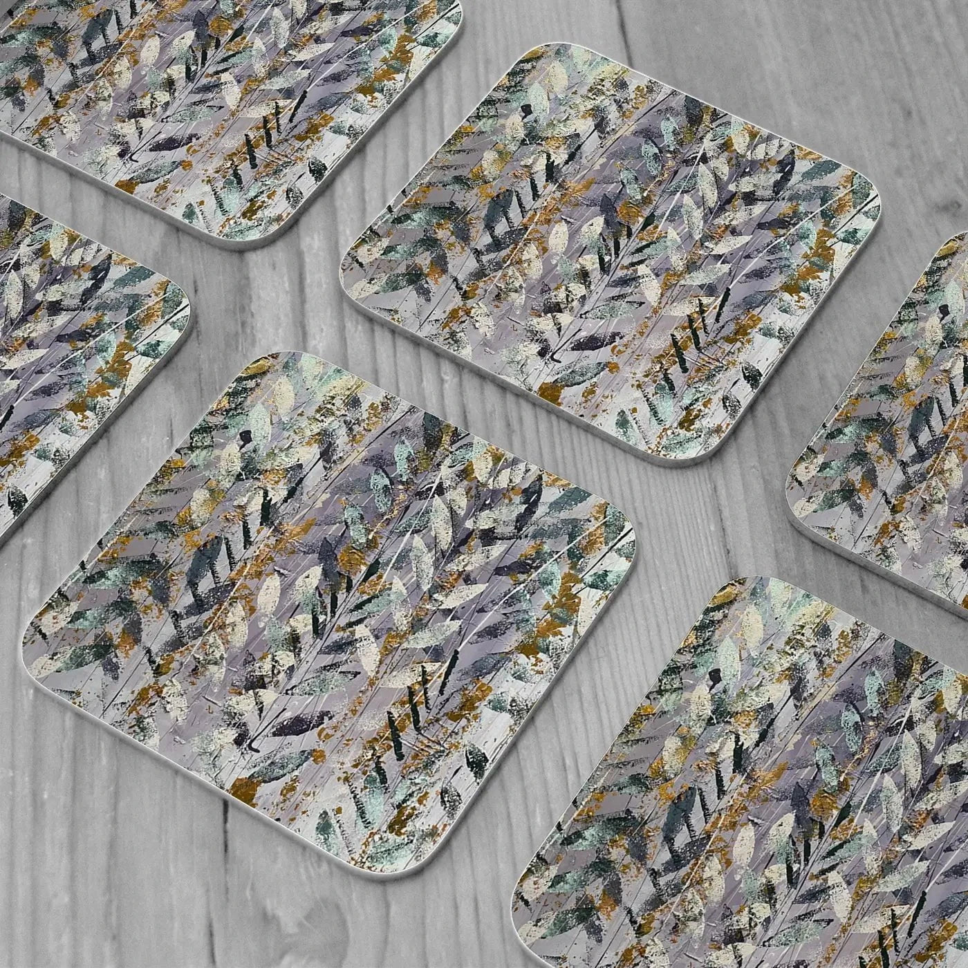 Mauve Coaster Set Rainbow Soul Tree Coaster Set | Rainbow Soul Tree Art Coasters wall art product Scarlet Sky Studio