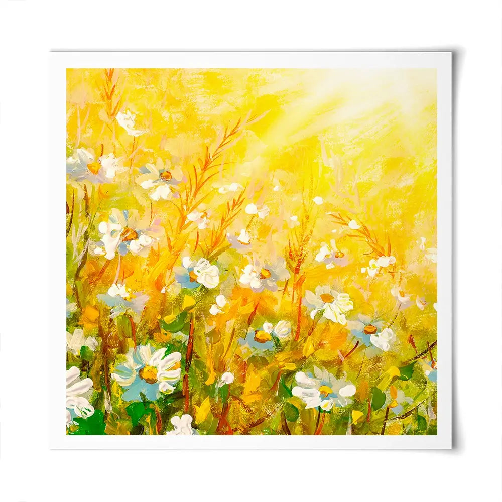 Meadow In Spring Square Art Print Meadow In Spring Square Art Print wall art product Art Print Shop
