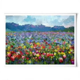Meadow Of Colour Art Print Meadow Of Colour Art Print wall art product pluie_r / Shutterstock