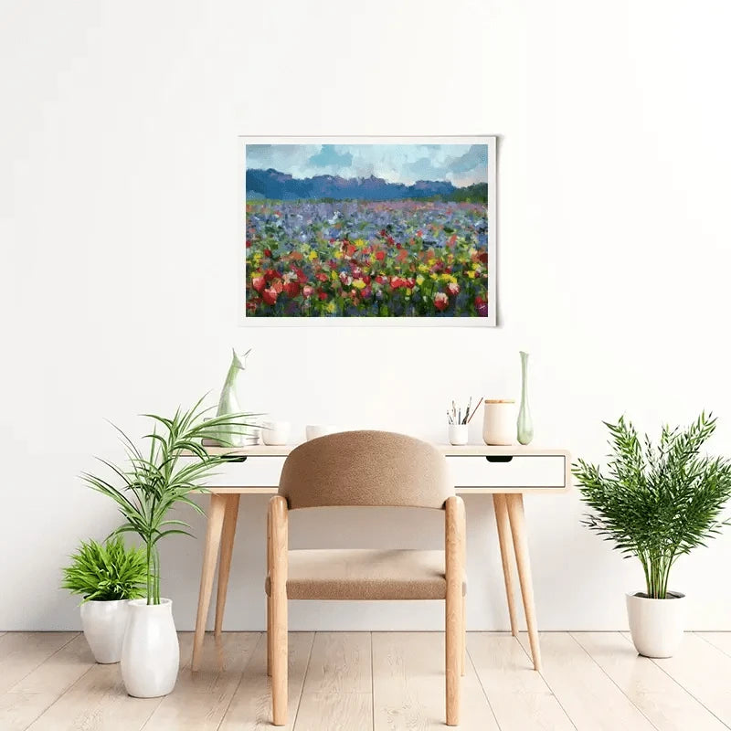 Meadow Of Colour Art Print Meadow Of Colour Art Print wall art product pluie_r / Shutterstock