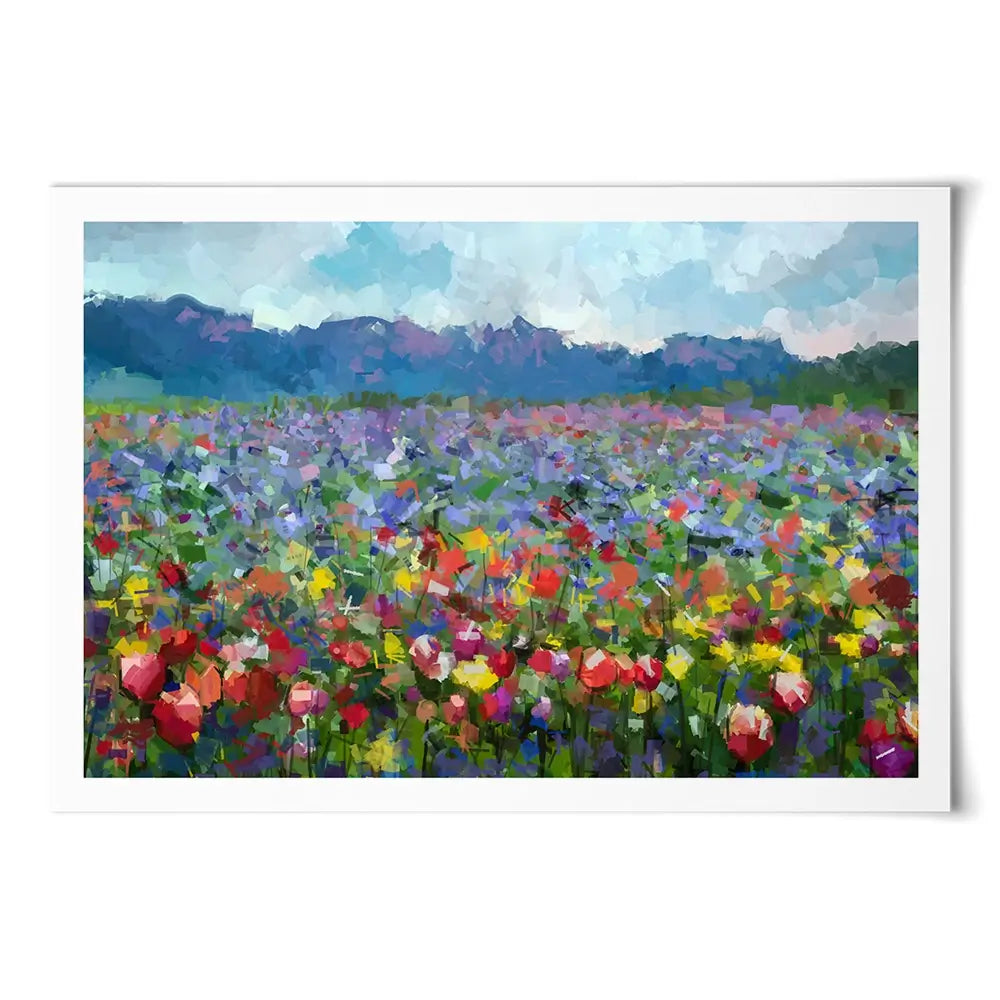 Meadow Of Colour Art Print Meadow Of Colour Art Print wall art product pluie_r / Shutterstock