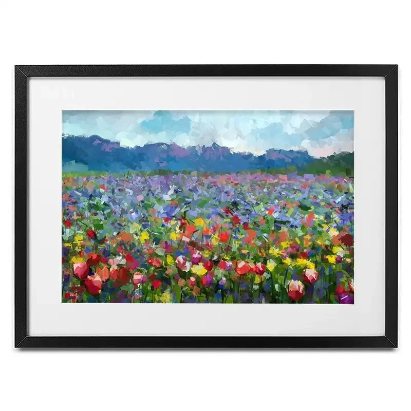 Meadow Of Colour Framed Art Print Meadow Of Colour Framed Art Print wall art product pluie_r / Shutterstock