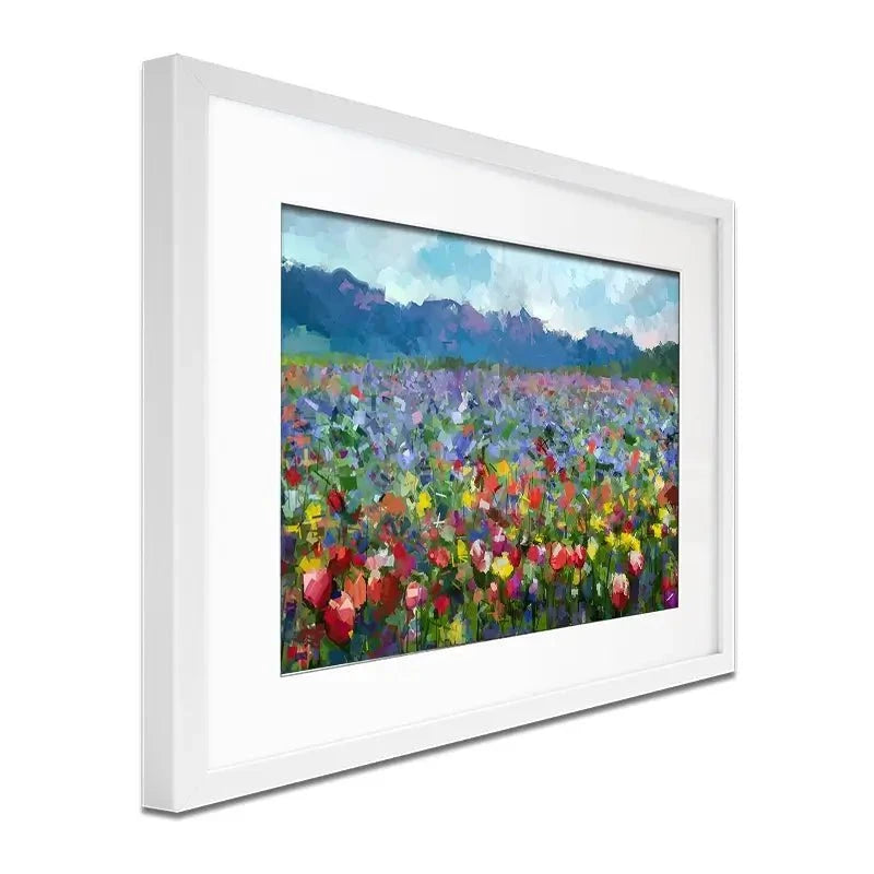 Meadow Of Colour Framed Art Print Meadow Of Colour Framed Art Print wall art product pluie_r / Shutterstock