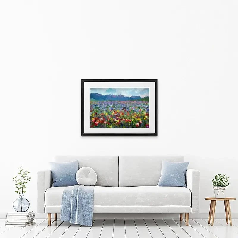 Meadow Of Colour Framed Art Print Meadow Of Colour Framed Art Print wall art product pluie_r / Shutterstock