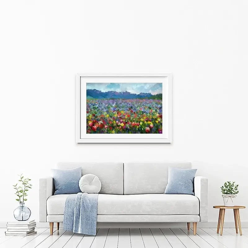 Meadow Of Colour Framed Art Print Meadow Of Colour Framed Art Print wall art product pluie_r / Shutterstock