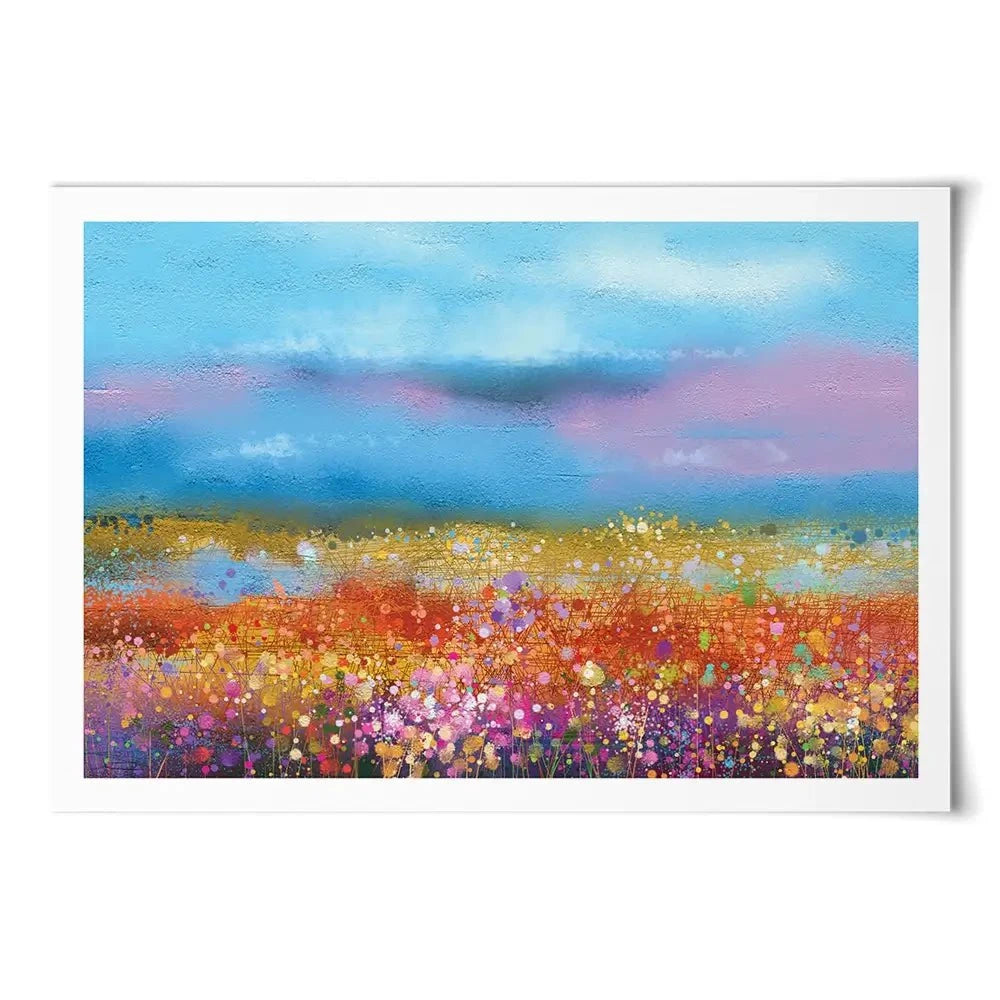 Meadow Of Flowers Art Print Meadow Of Flowers Art Print wall art product pluie_r / Shutterstock