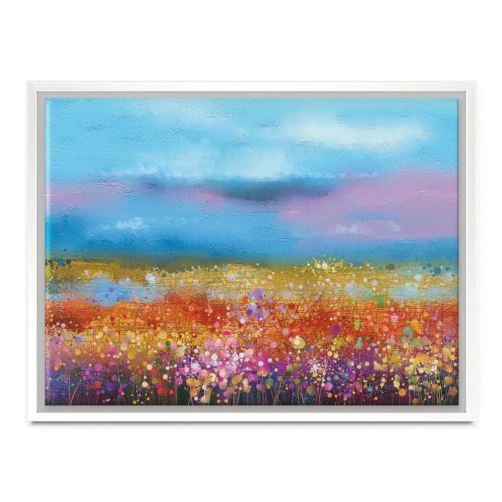 Meadow Of Flowers Canvas Print Meadow Of Flowers Canvas Print wall art product pluie_r / Shutterstock