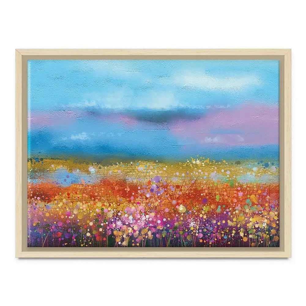 Meadow Of Flowers Canvas Print Meadow Of Flowers Canvas Print wall art product pluie_r / Shutterstock