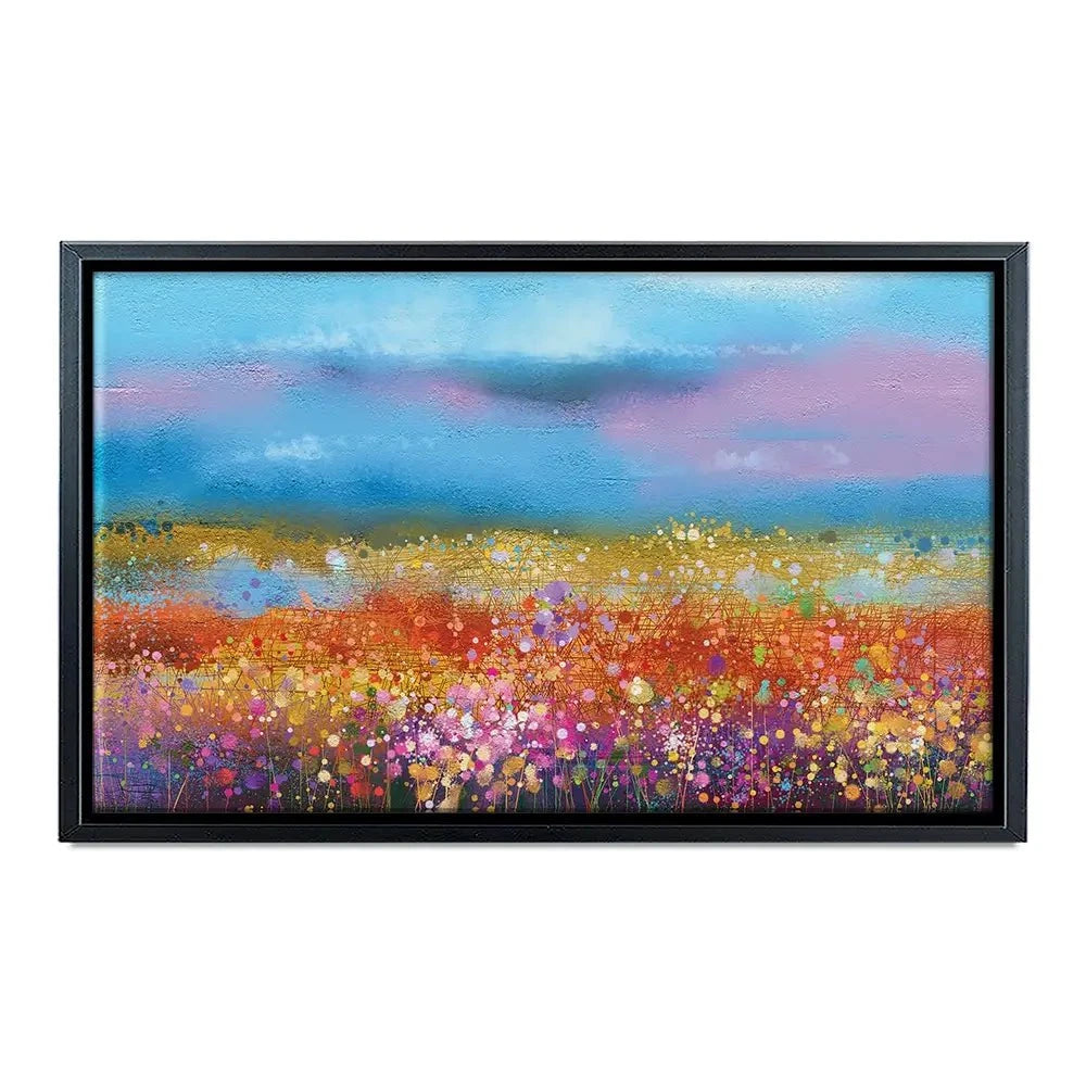 Meadow Of Flowers Canvas Print Meadow Of Flowers Canvas Print wall art product pluie_r / Shutterstock