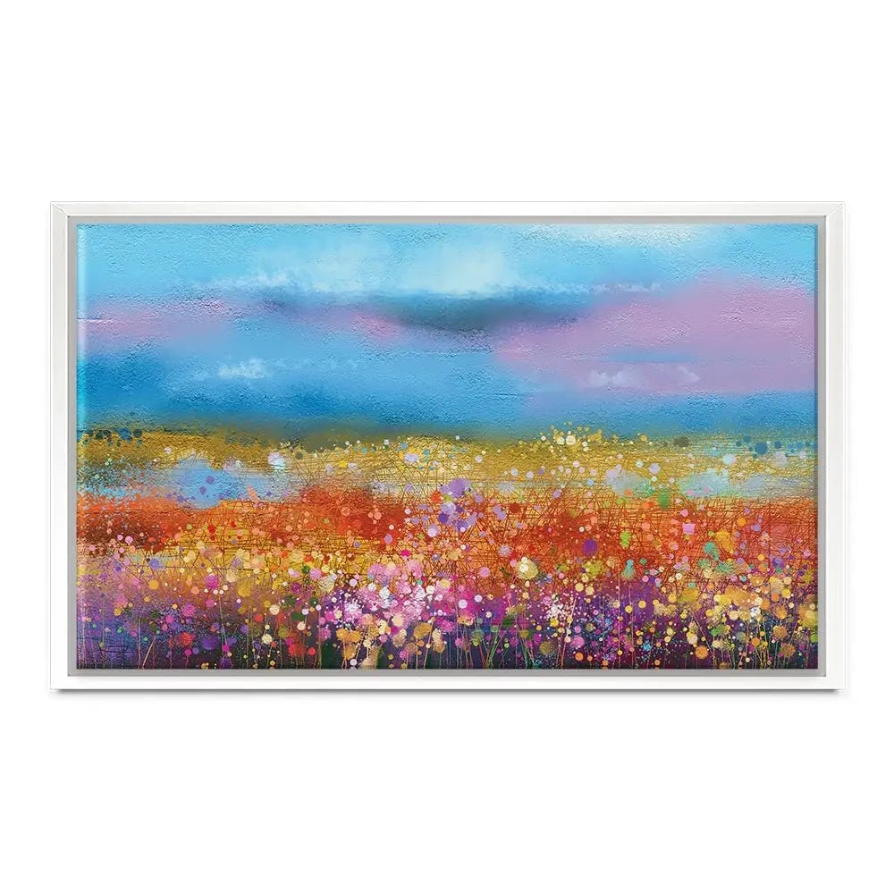 Meadow Of Flowers Canvas Print Meadow Of Flowers Canvas Print wall art product pluie_r / Shutterstock
