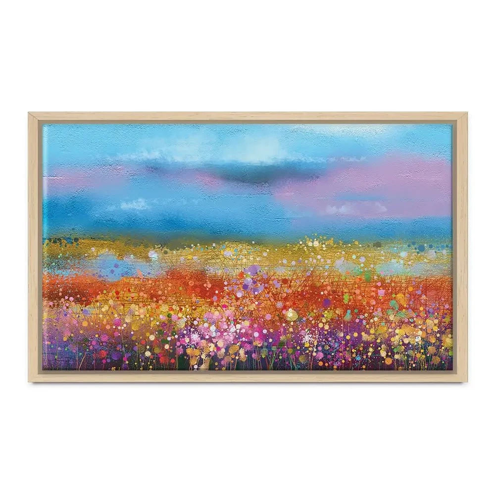 Meadow Of Flowers Canvas Print Meadow Of Flowers Canvas Print wall art product pluie_r / Shutterstock