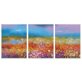 Meadow Of Flowers Trio Canvas Print Meadow Of Flowers Trio Canvas Print wall art product pluie_r / Shutterstock