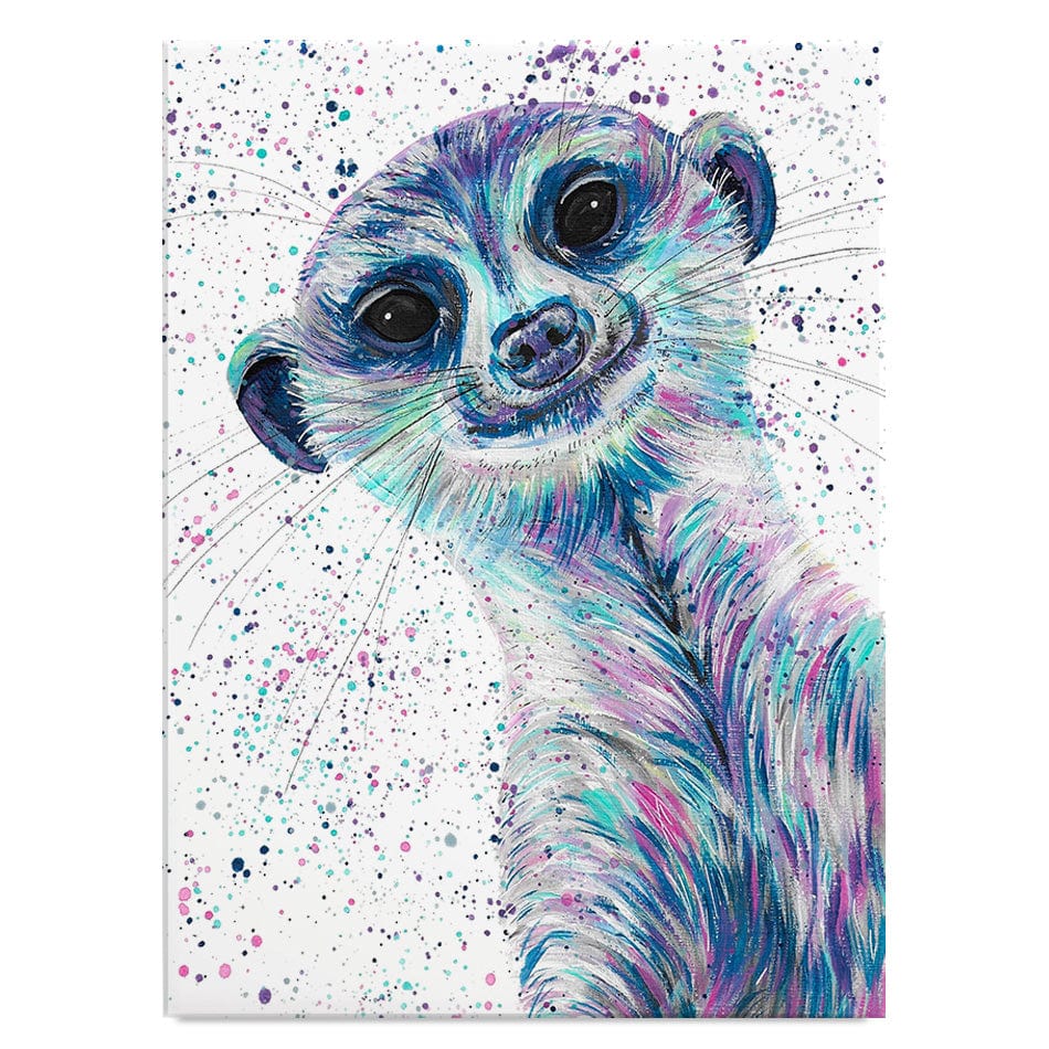 Meerkat Mervin Canvas Print wall art product Emma LC Art
