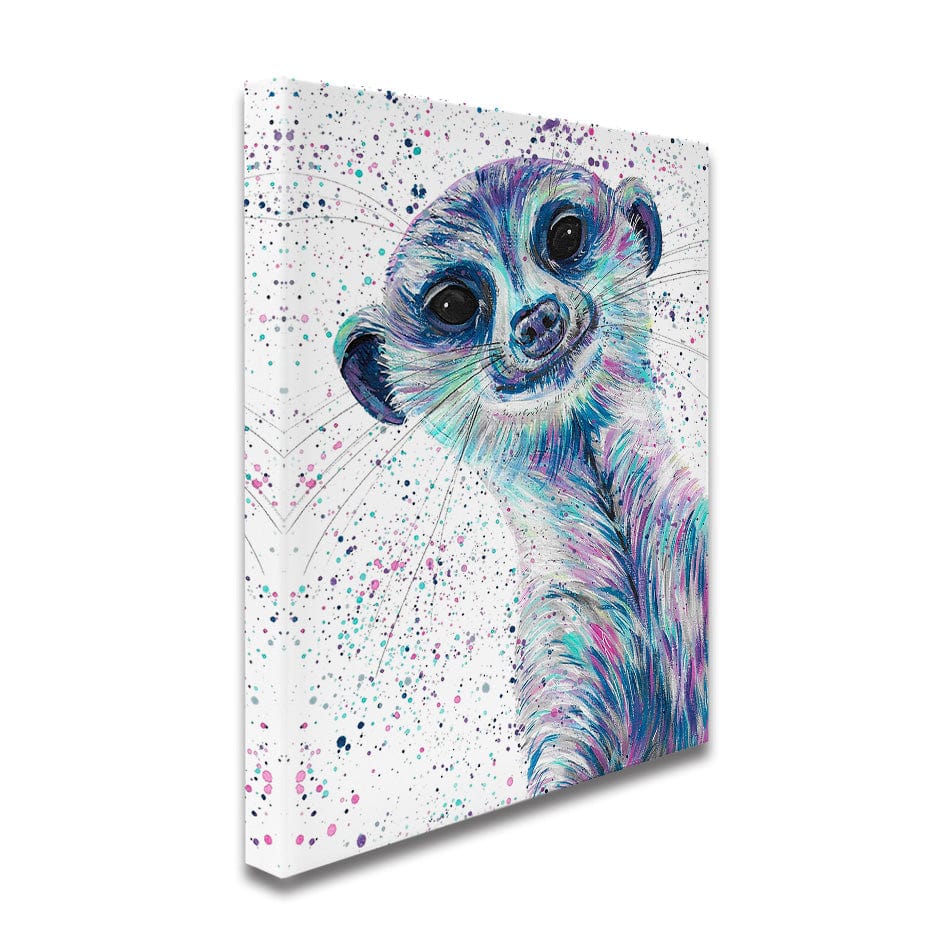 Meerkat Mervin Canvas Print wall art product Emma LC Art