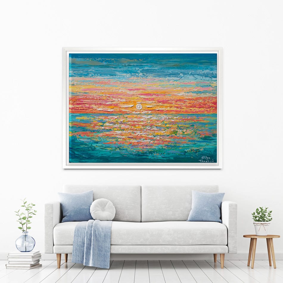 Mellow Sunset Canvas Print wall art product Olga Tkachyk