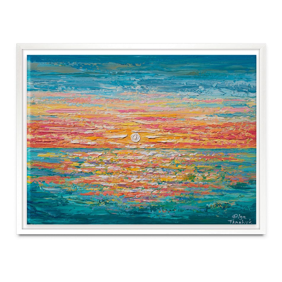 Mellow Sunset Canvas Print wall art product Olga Tkachyk