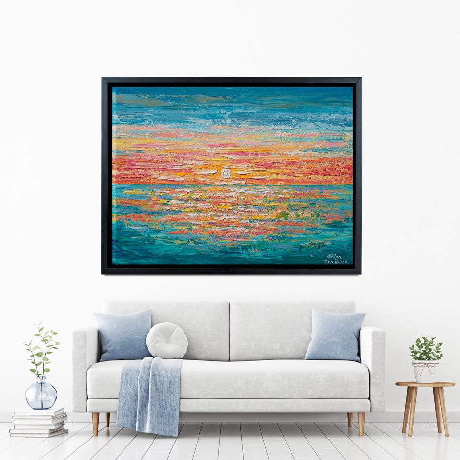 Mellow Sunset Canvas Print wall art product Olga Tkachyk