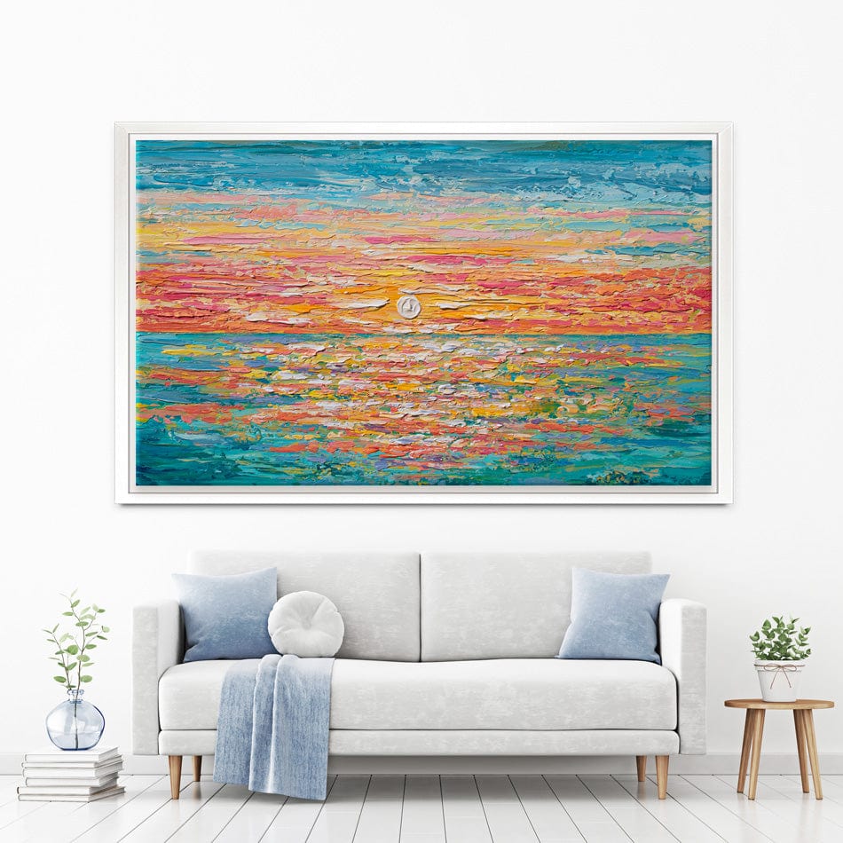 Mellow Sunset Canvas Print wall art product Olga Tkachyk