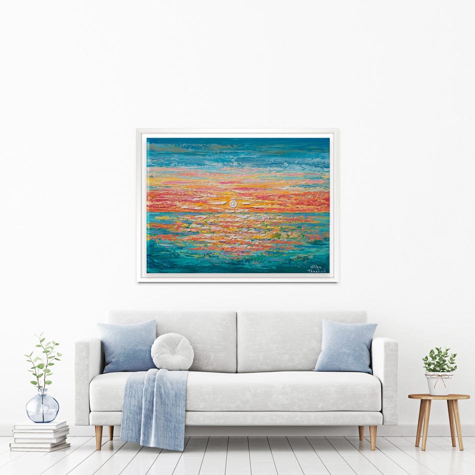 Mellow Sunset Canvas Print wall art product Olga Tkachyk