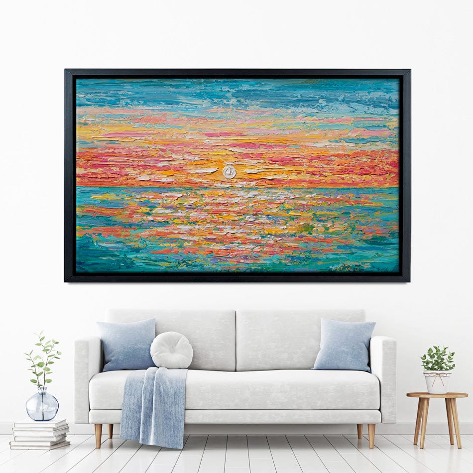 Mellow Sunset Canvas Print wall art product Olga Tkachyk