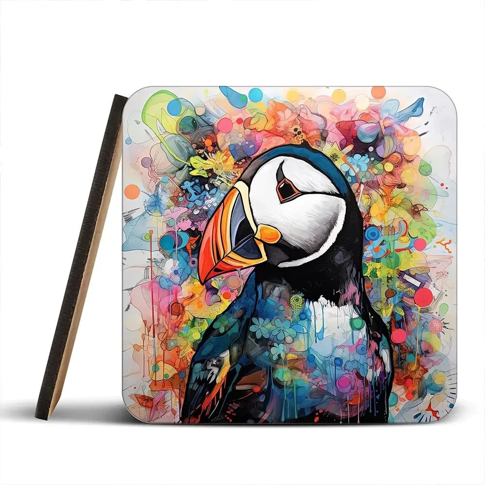 Mercurial Puffin Coaster Set Mercurial Puffin Coaster Set wall art product David Alexander Elder