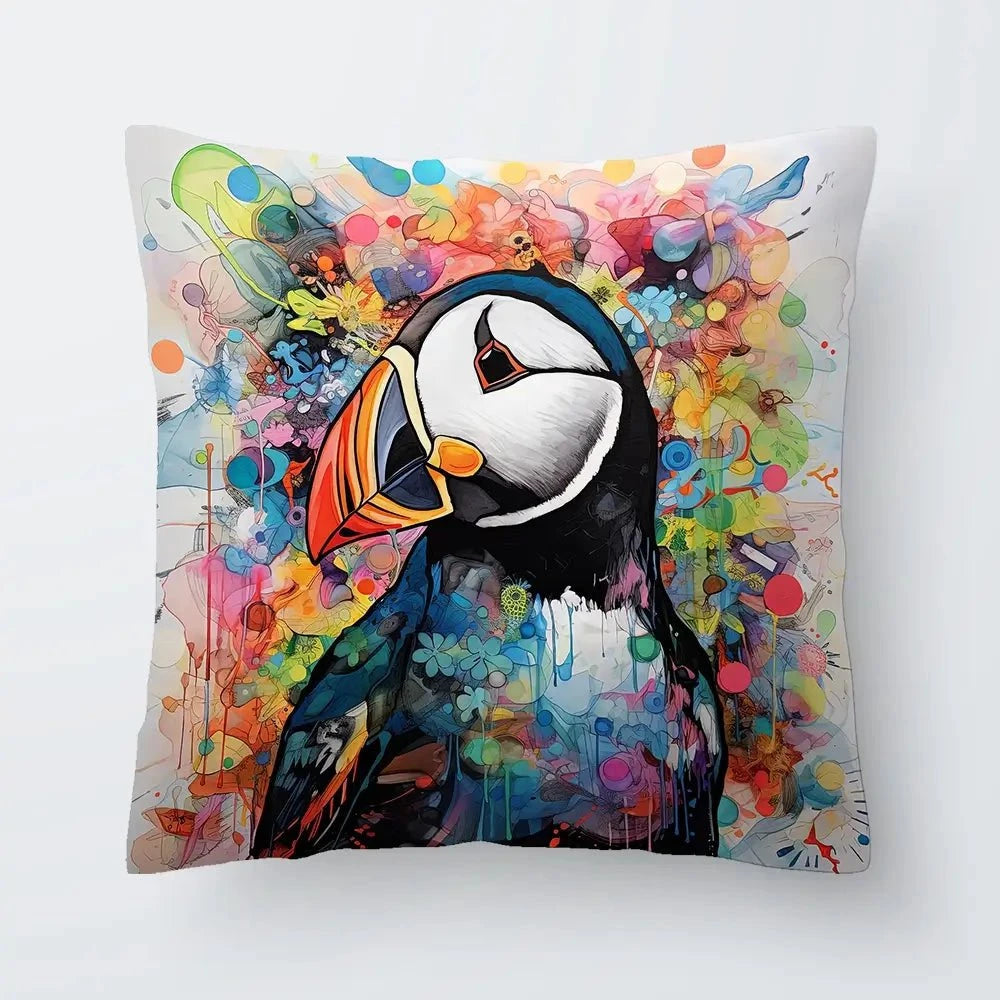 Mercurial Puffin Cushion Mercurial Puffin Cushion wall art product David Alexander Elder