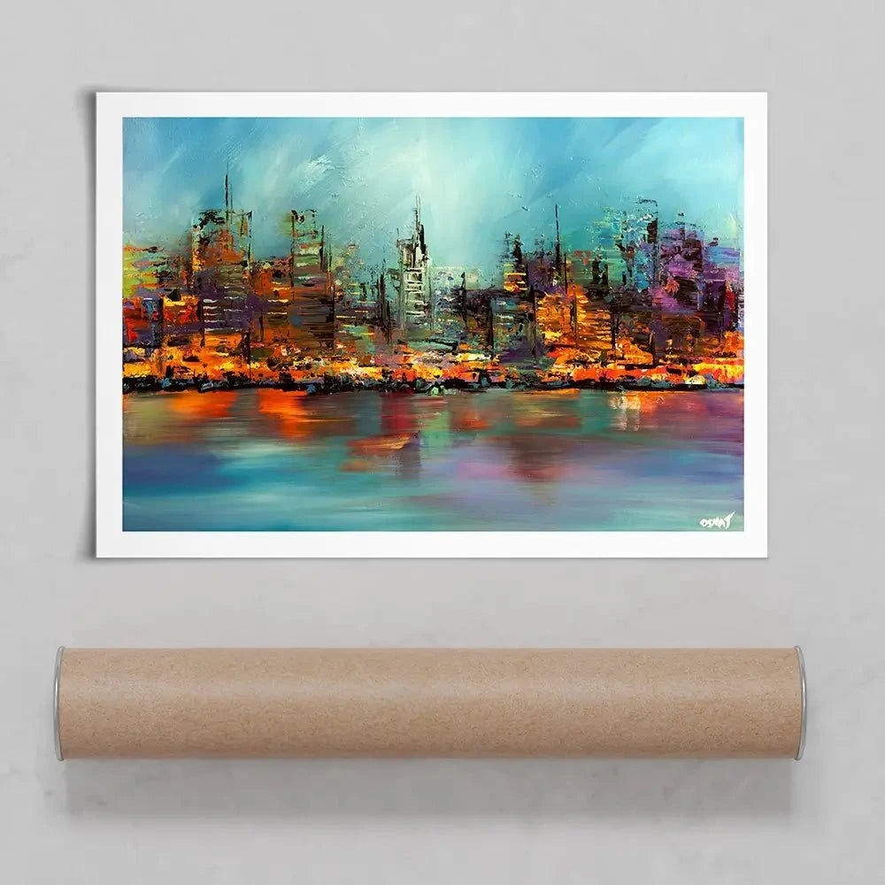 Merged Art Print Merged Art Print wall art product Osnat Tzadok