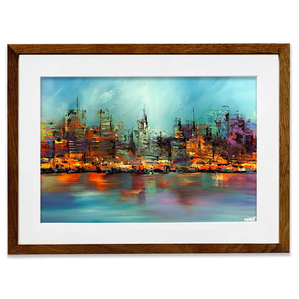 Merged Framed Art Print Merged Framed Art Print wall art product Osnat Tzadok