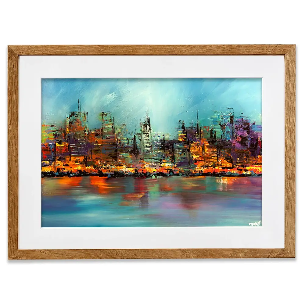 Merged Framed Art Print Merged Framed Art Print wall art product Osnat Tzadok
