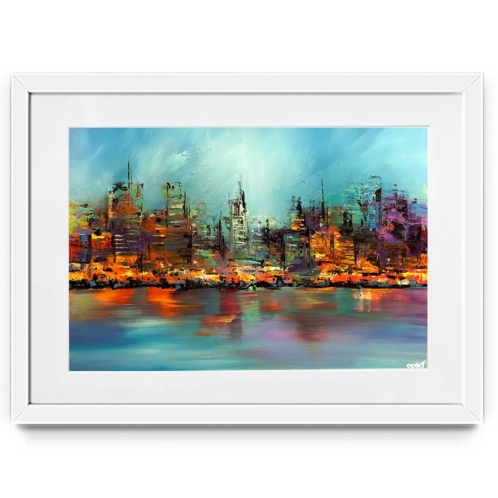 Merged Framed Art Print Merged Framed Art Print wall art product Osnat Tzadok