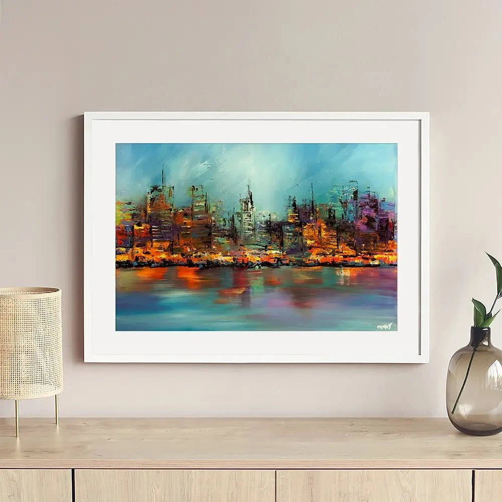 Merged Framed Art Print Merged Framed Art Print wall art product Osnat Tzadok