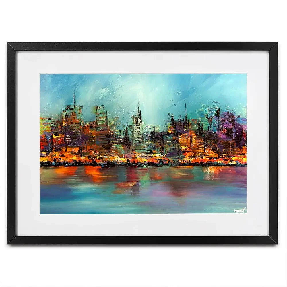 Merged Framed Art Print Merged Framed Art Print wall art product Osnat Tzadok