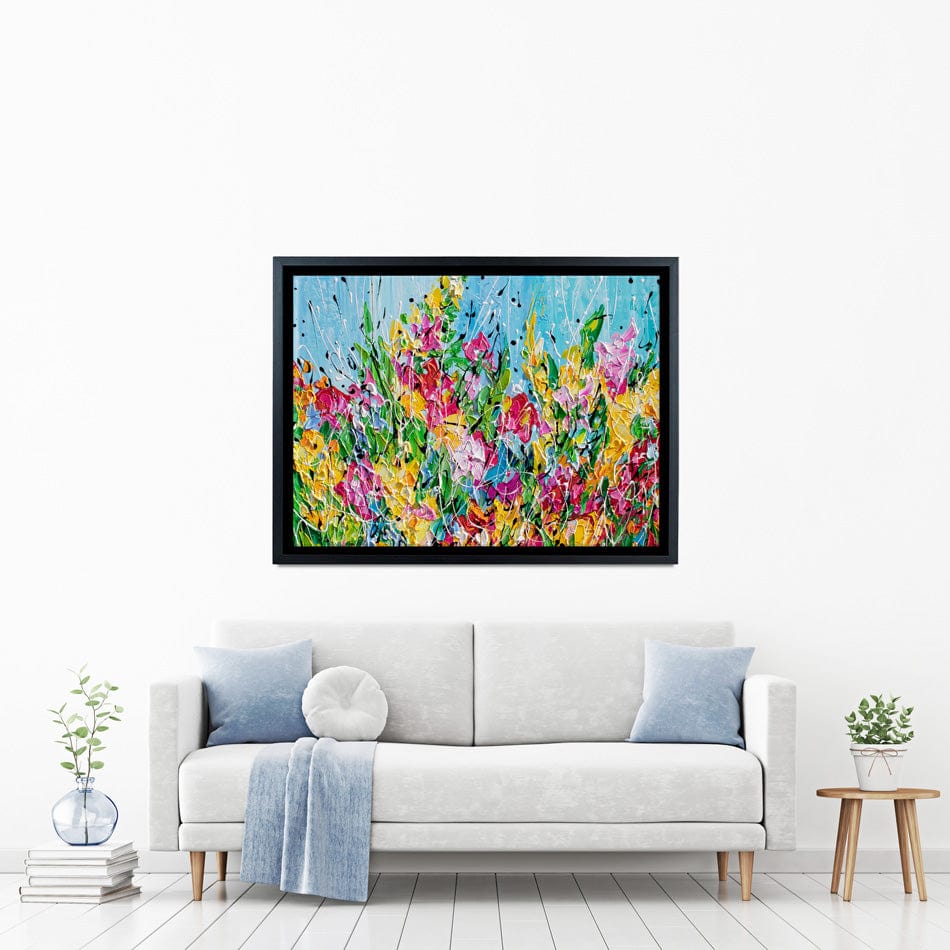 Messy Floral Canvas Print wall art product Olga Tkachyk