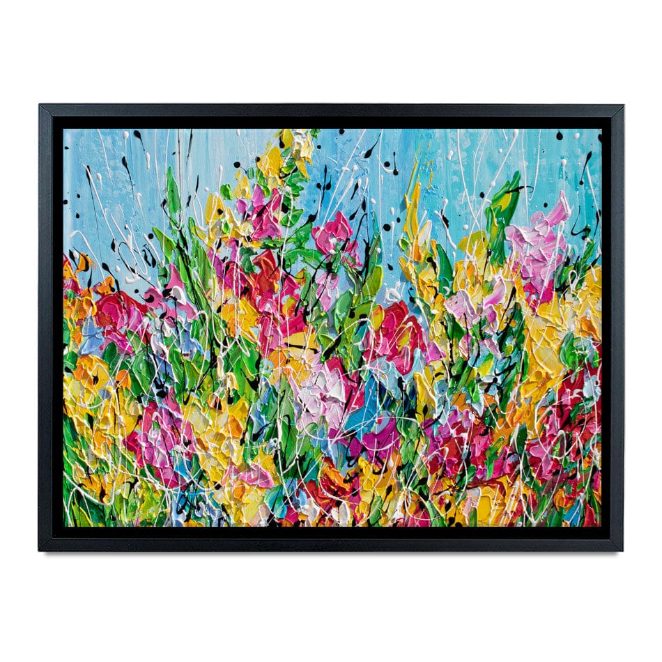 Messy Floral Canvas Print wall art product Olga Tkachyk