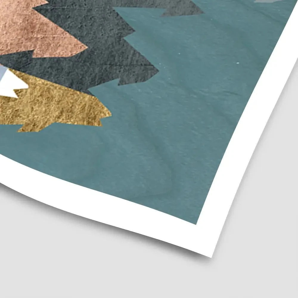 Metallic Range Art Print Metallic Range Art Print wall art product Jennifer Goldberger